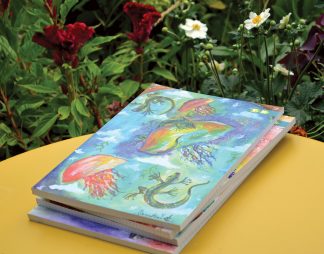 Caiet studențesc premium A4 „Jellyfish”, dictando, 80 file, cusut