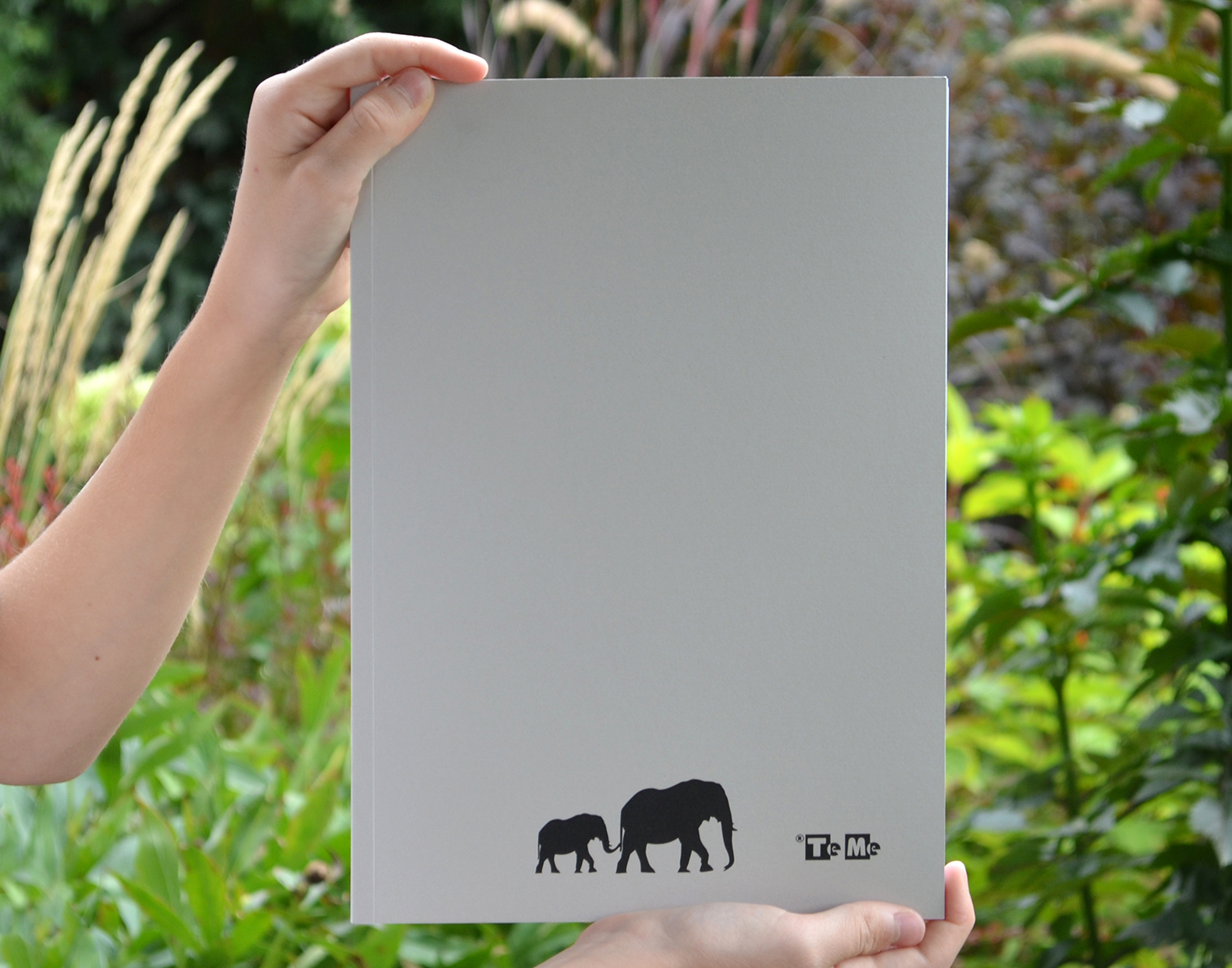 Caiet TeMe studentesc premium, A4, dictando, coperta brosata, 80 file, cusut, elefant