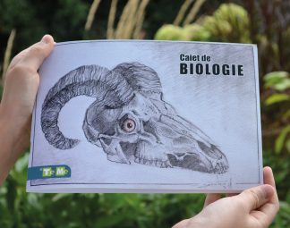 Caiet de biologie „Aries”, 16,8 × 24 cm, capsat